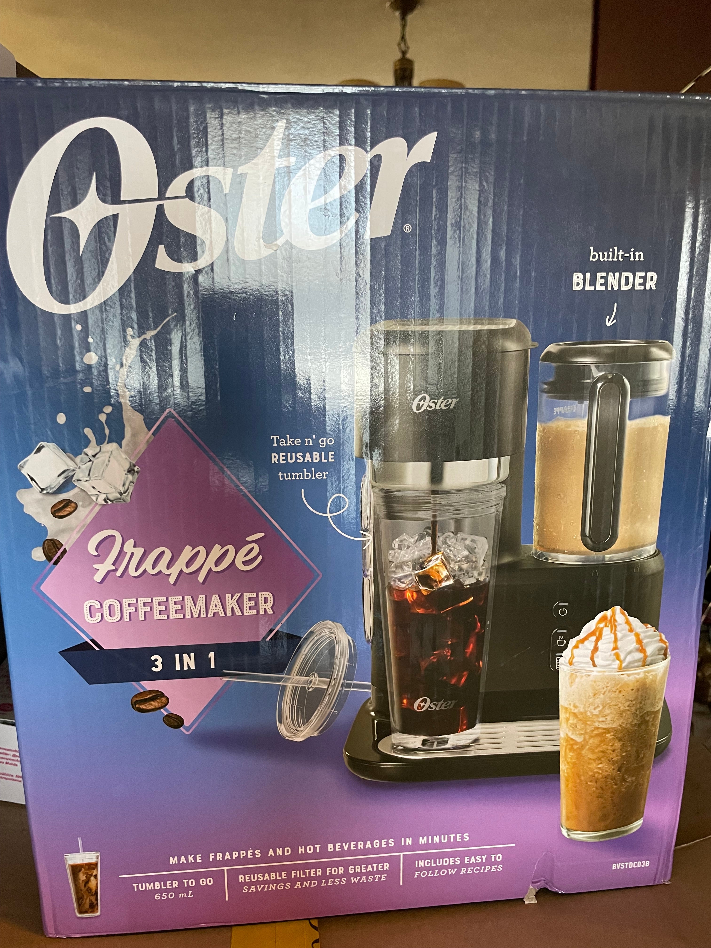 Cafetera frappe con licuadora Oster