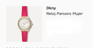 Reloj Parsons Mujer DKNY